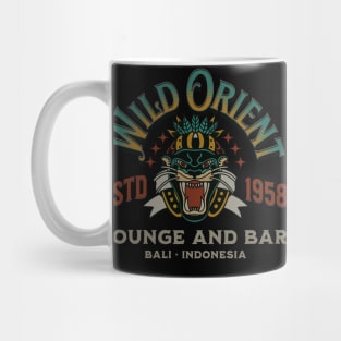Wild Orient panter tiger vintage retro Mug